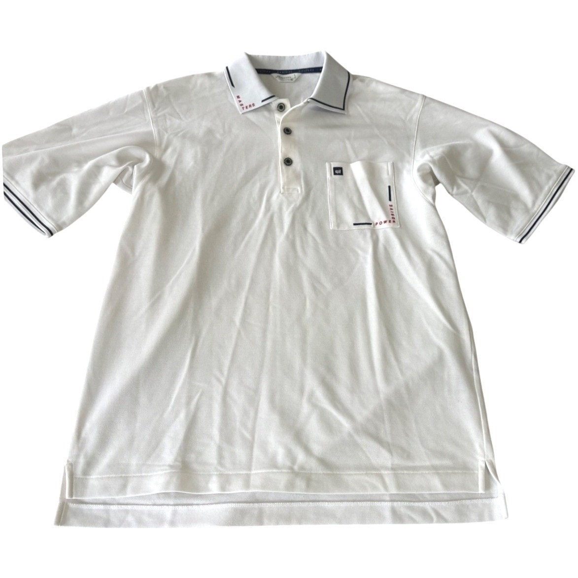 Masters Augusta National Golf Polo Shirt Mens M White Tournament Power Drive